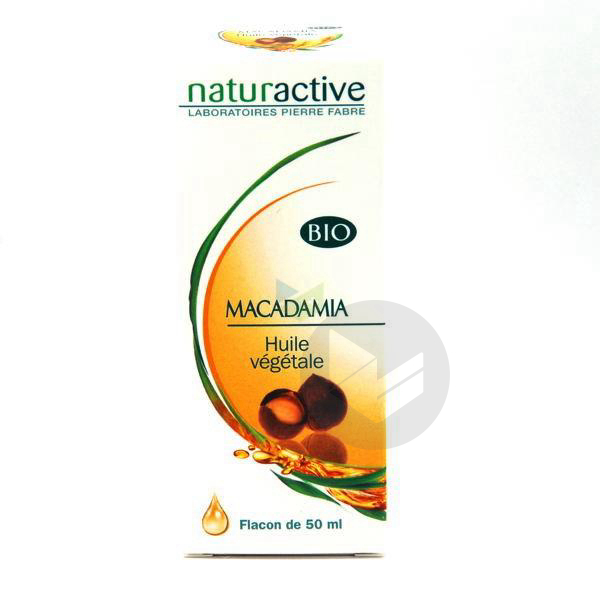 NATURACTIVE Huile végétale bio Macadamia Fl /50ml