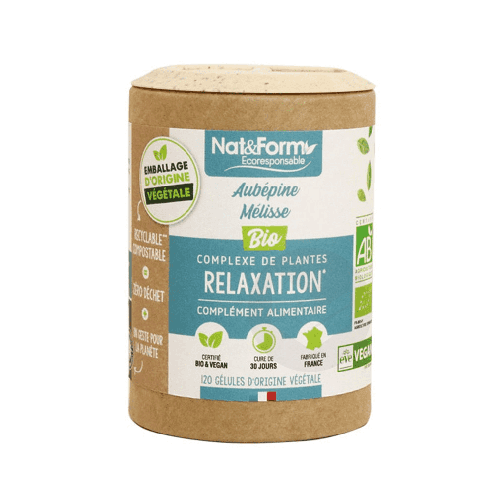 Aubepine/Melisse Bio 120 gélules