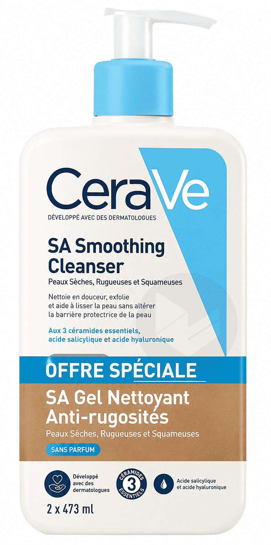 Gel Nettoyant SA Anti-rugosités 2x473ml