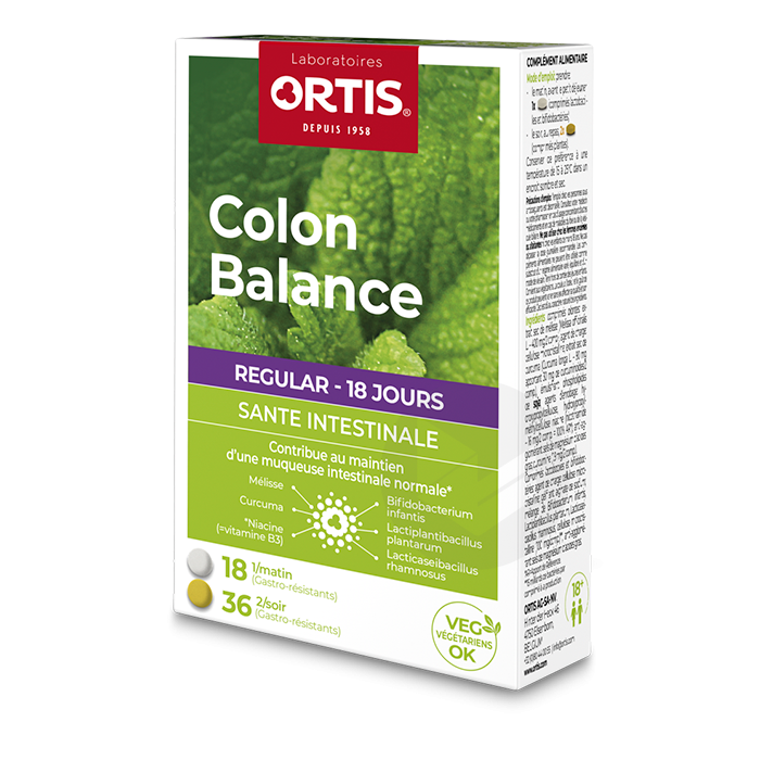Colon Balance Regular 18 Comprimés Matin + 36 Comprimés Soir