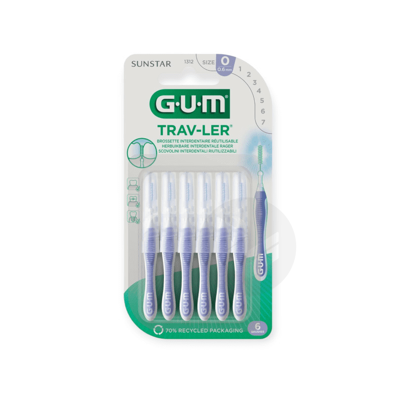 Trav-ler brossette interdentaire 0.6 mm x6