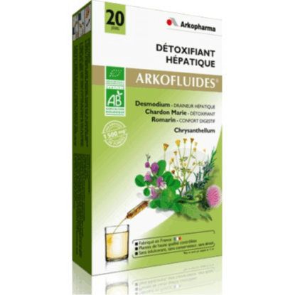 Arkofluide Bio Détoxifiant Hépatique 20 ampoules