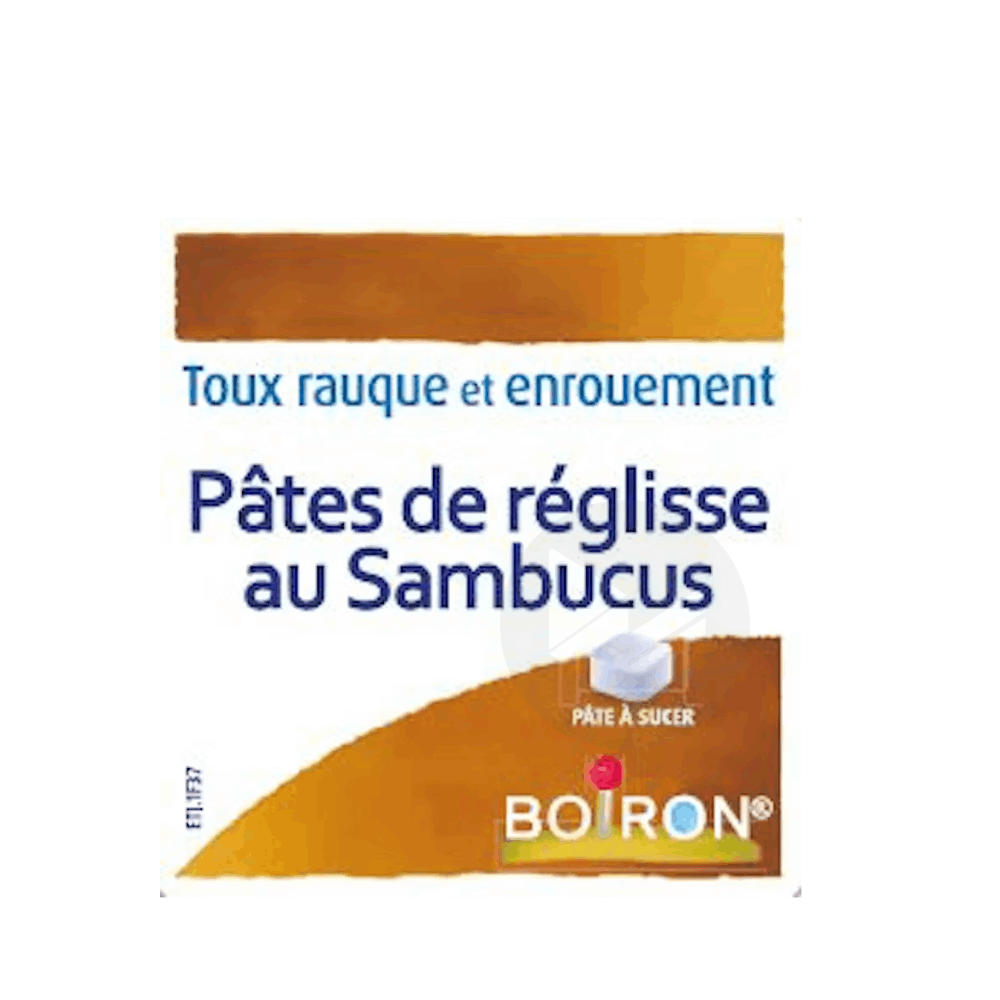 PATES DE REGLISSE AU SAMBUCUS Pâtes à sucer Sach/70g