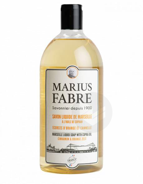 Savon liquide de Marseille A l’huile de Coprah Ecorces d’orange et cannelle 400ml