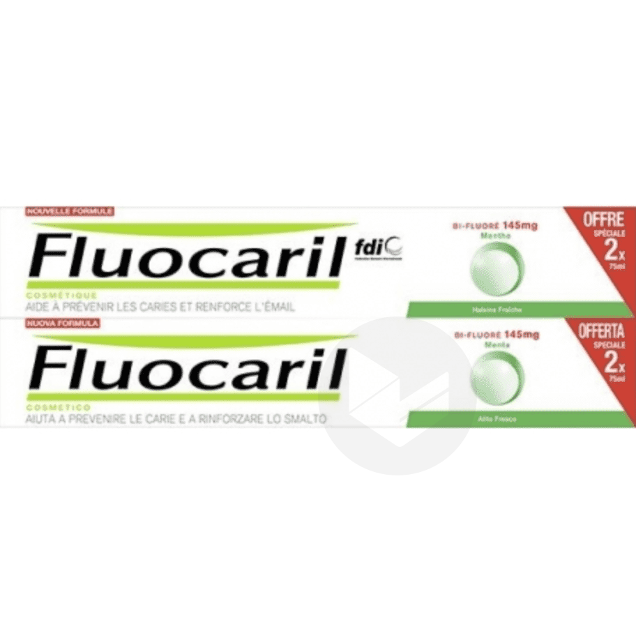 Promo Lots de 2 - Dentifrices Fluocaril