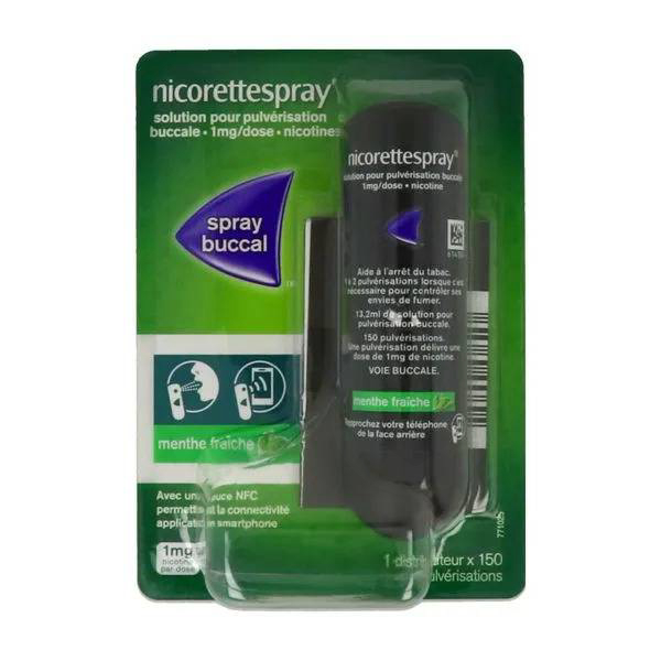 NICORETTESPRAY 1 mg/dose spray buccal, 13,2 ml