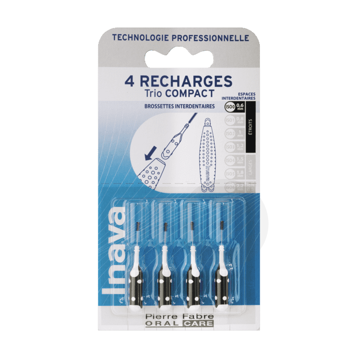 Recharge Noire (Iso 0) Brossette Interdentaire