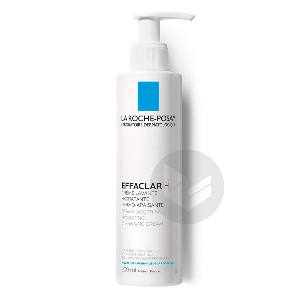 Effaclar H Crème lavante hydratante et dermo-apaisante 200ml