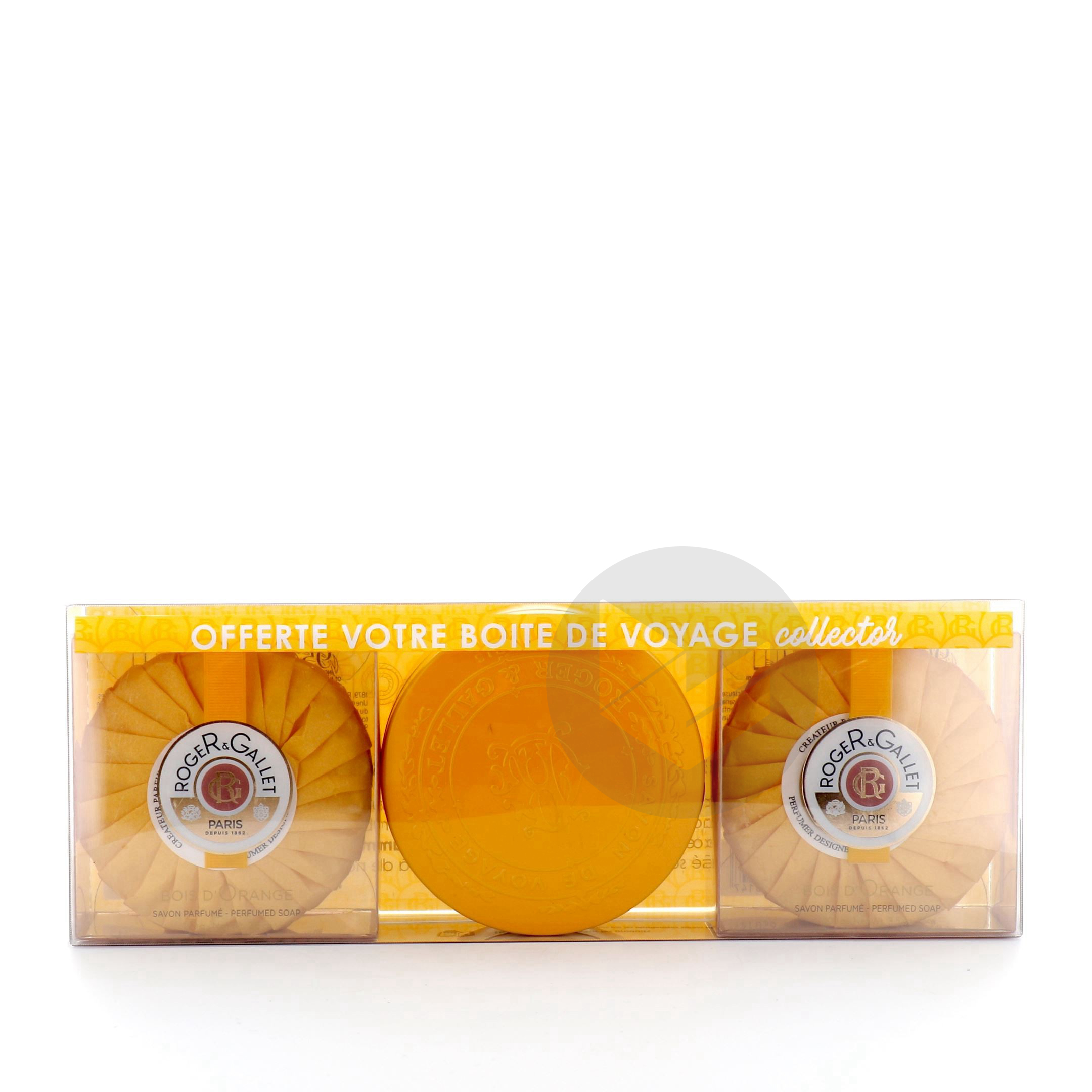 Coffret Savons Parfumés Bois d'Orange + 1 boîte voyage iconique offerte !