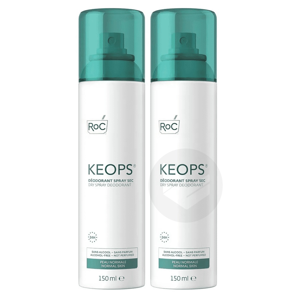 Keops Duo Déodorants Spray 2x150ml