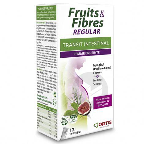 FRUITS&FIBRES REGULAR STICKS 12 x 10g