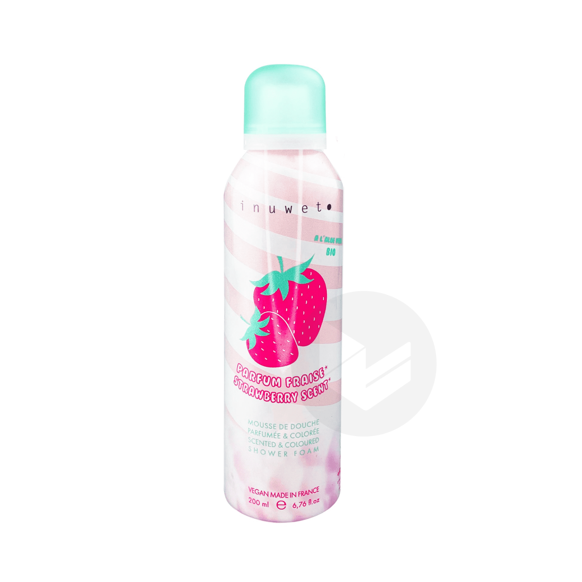 Mousse de douche rose Fraise 200ml