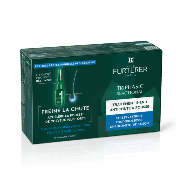 Triphasic Reactional Traitement 2-en-1 antichute & pousse 12x5ml