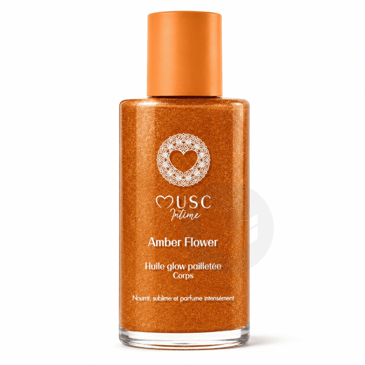 Huile Glow Pailletée Corps Amber Flower 100ml