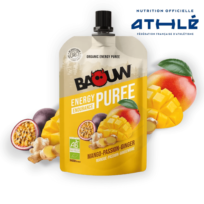 Purées Énergétiques Mangue Passion Gingembre 90g