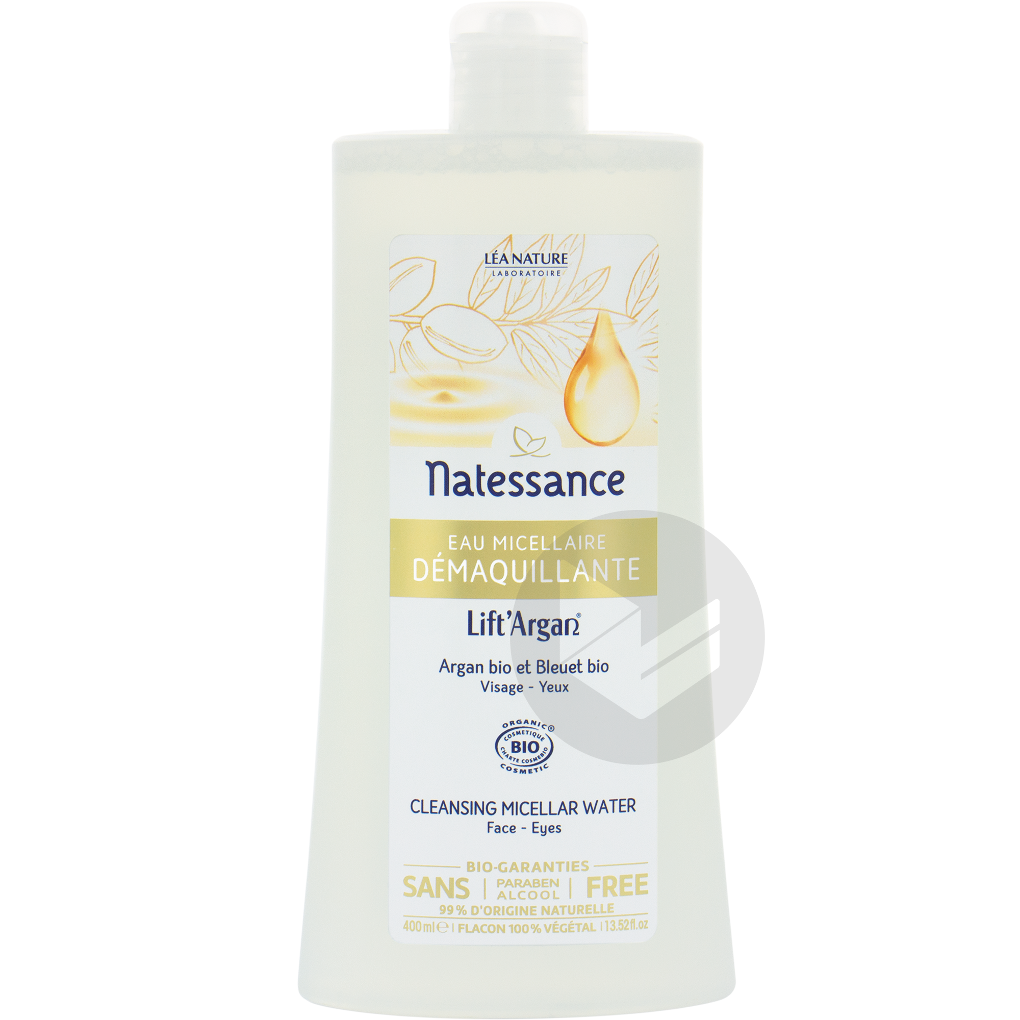 Eau micellaire démaquillante visage et yeux
