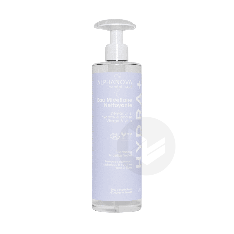 Eau Micellaire Nettoyante HYDRA+ 400ml
