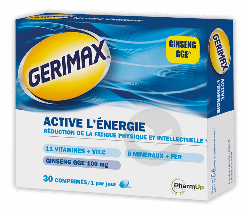 GERIMAX Active l'Energie 30 comprimés