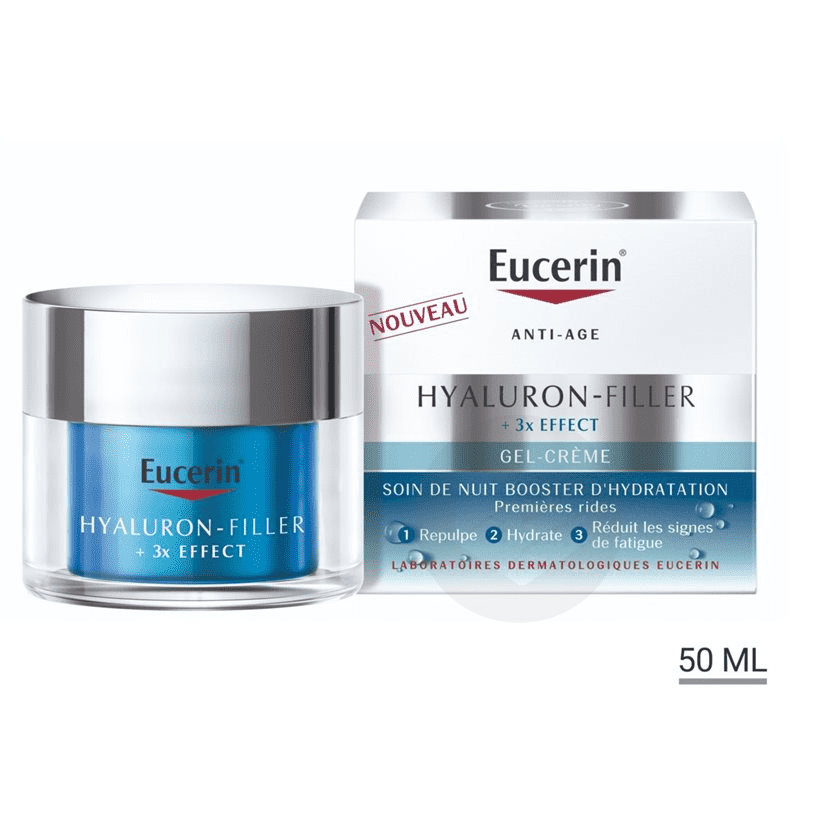 HYALURON-FILLER + 3x EFFECT Soin de Nuit Booster d'Hydratation 50ml