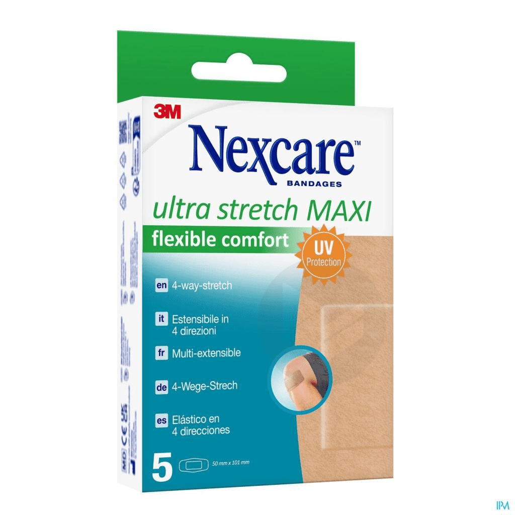 Pansements extensibles Flexible Comfort Ultra MAXI 50mm x 101mm x5