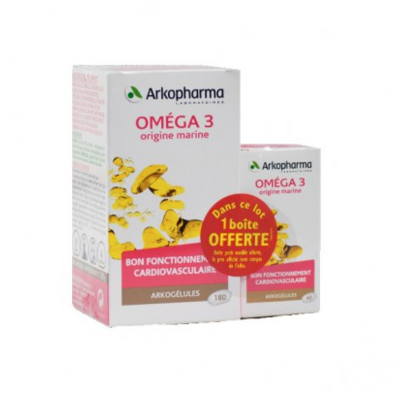 Arkogélules Omega 3 180+60 gélules