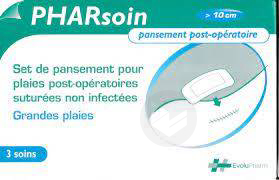 PHARSOIN Set pansement post-opératoire grandes plaies B/3