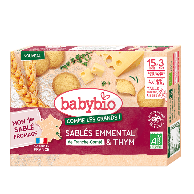 Sablé Emmental de Franche-Comté & thym x16