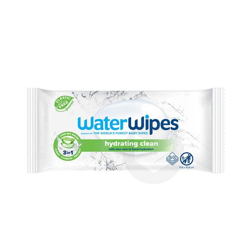 Lingettes hydratantes Aloé vera x60