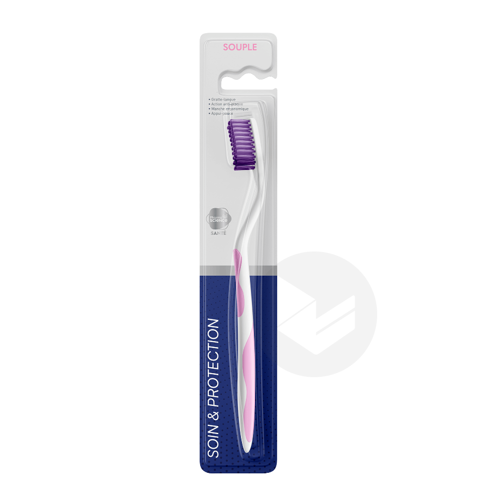 Brosse à dents classique souple