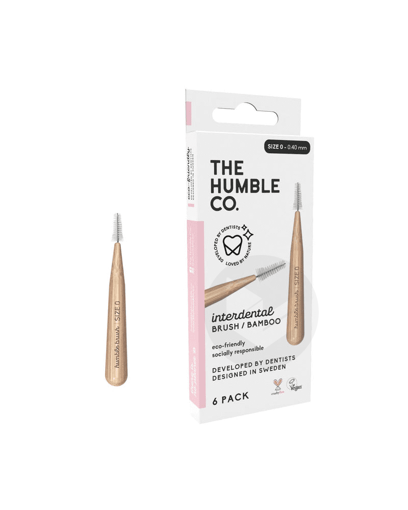 Brosse interdentaire en bambou TAILLE 0 - 0,4 mm