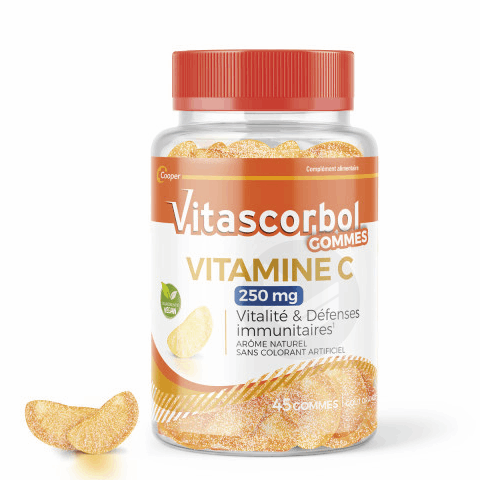 VitascorbolGommes Vitamine C 250mg x45