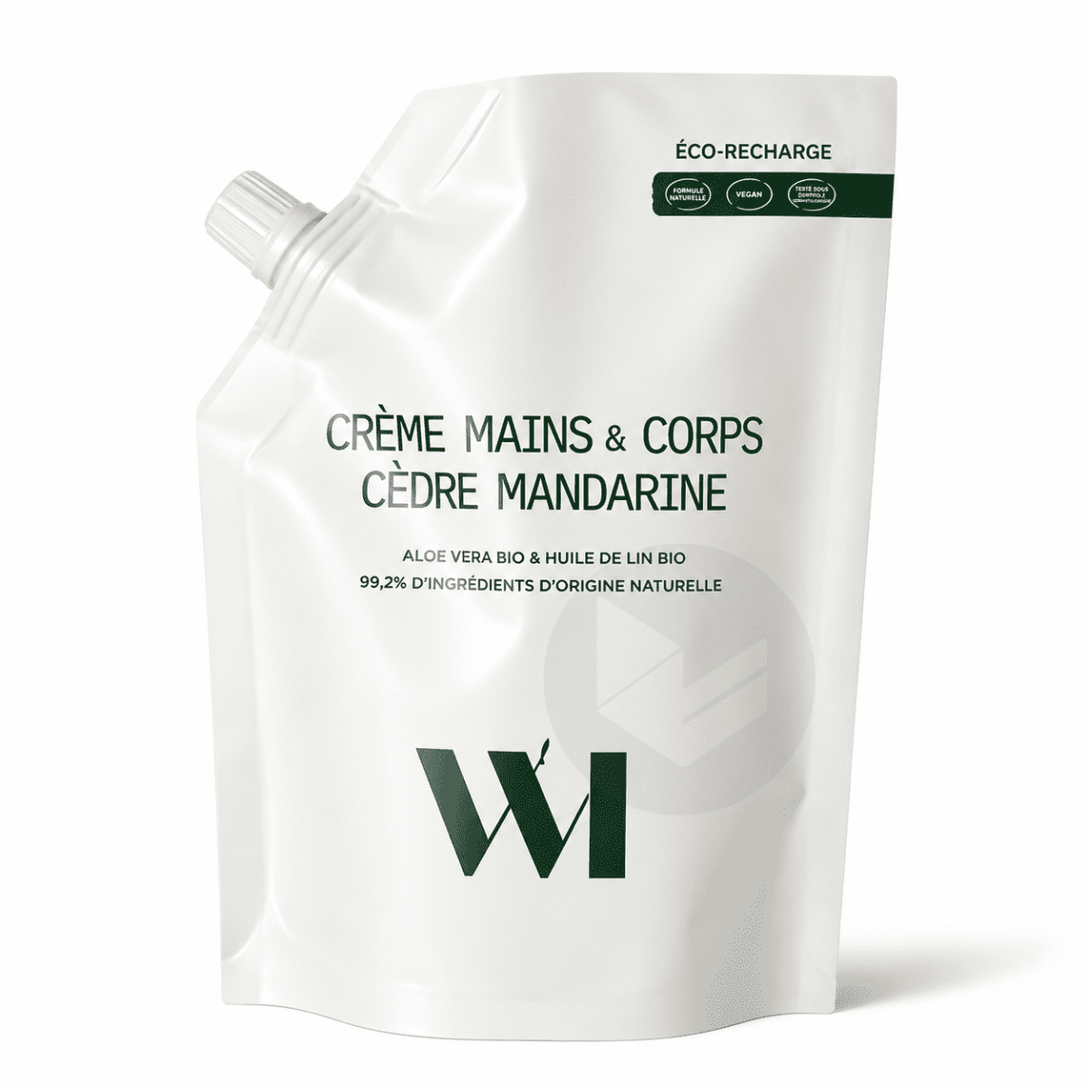Crème Mains & Corps Cèdre Mandarine Éco-recharge 500ml