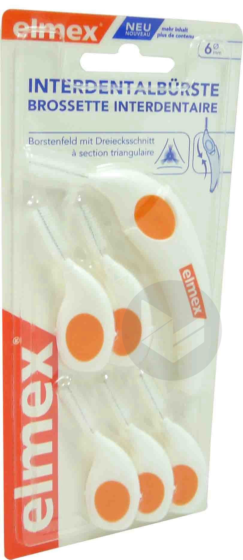 ELMEX Brossette inter-dentaire 6mm B/6