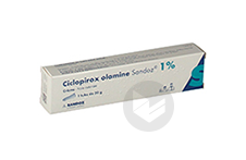 CICLOPIROX OLAMINE SANDOZ 1 % Crème (Tube de 30g)