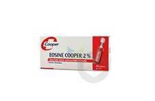 EOSINE COOPER 2 % Solution pour application locale (10récipients unidose de 2ml)