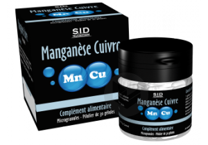 Manganèse Cuivre 30 gélules