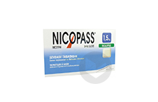 NICOPASS 1,5 mg Pastille sans sucre menthe fraîcheur (Plaquette de 144)