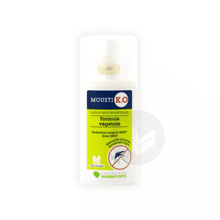 Mousti K.O Lotion anti-moustiques Formule végétale 25% 75ml