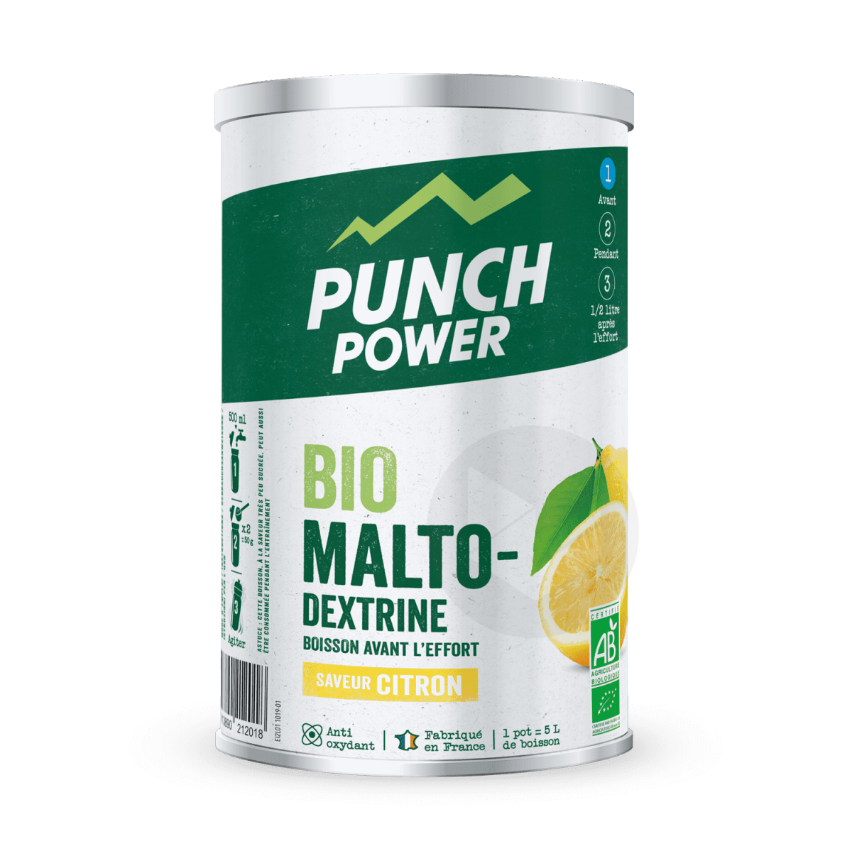 BIOMALTODEXTRINE Citron Antioxydant - Pot 500 g