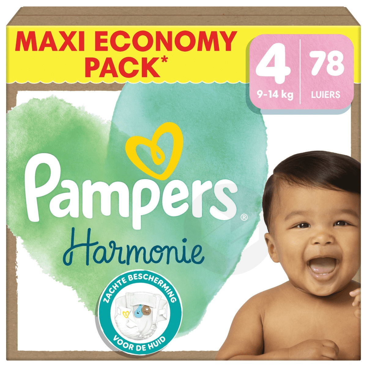 Couches Bébés Harmonie Taille 4 : 9 - 14 kg x78