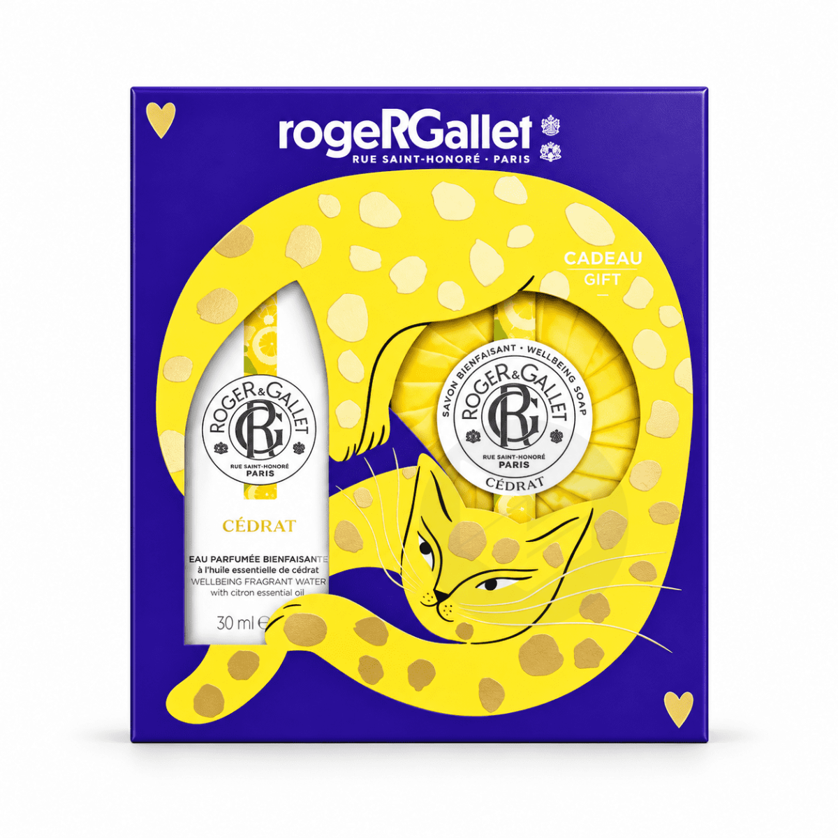 Coffret Cédrat Eau Parfumée Bienfaisante 30ml + Savon Bienfaisant 100g
