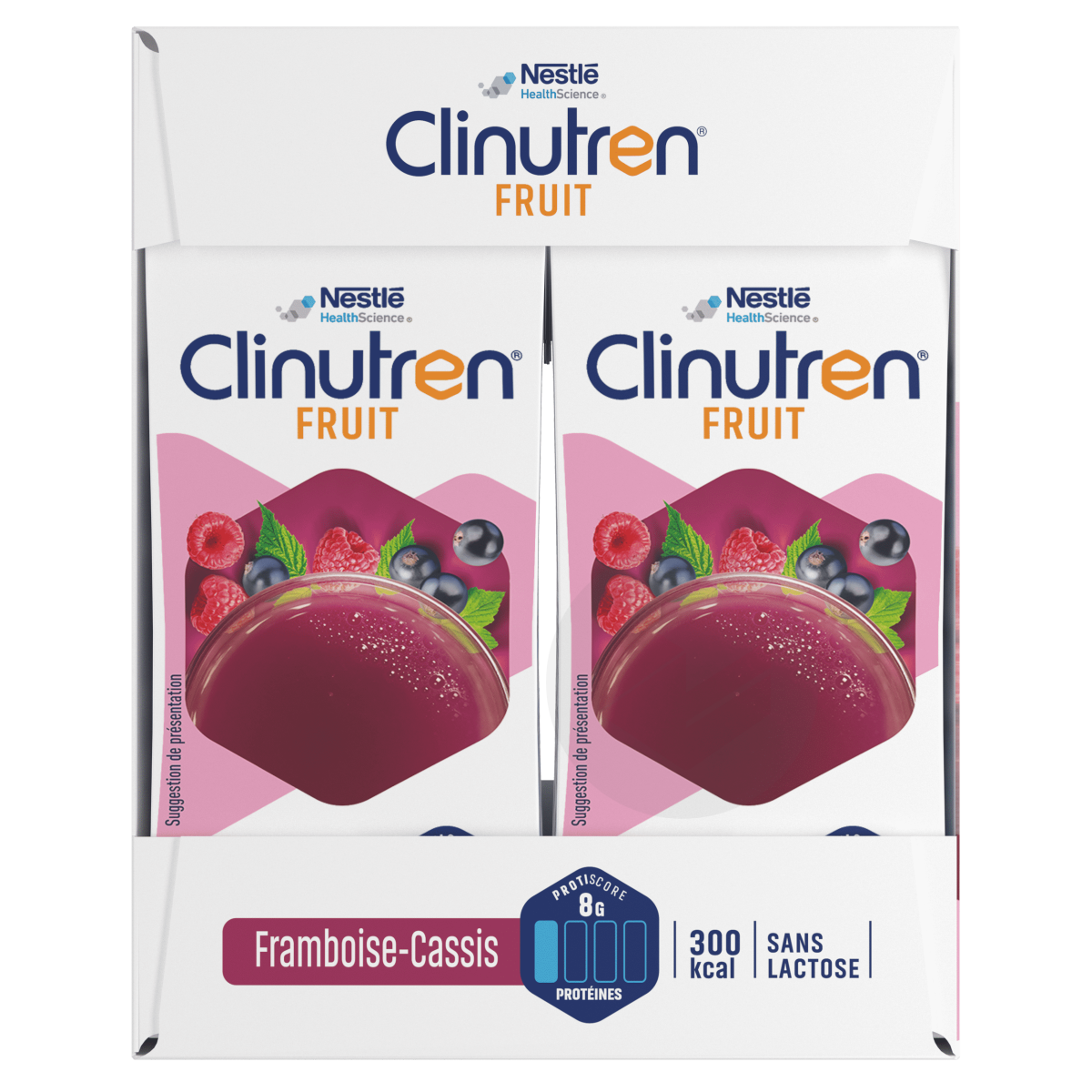 Clinutren Fruit Saveur Framboise Cassis 4x200 ml