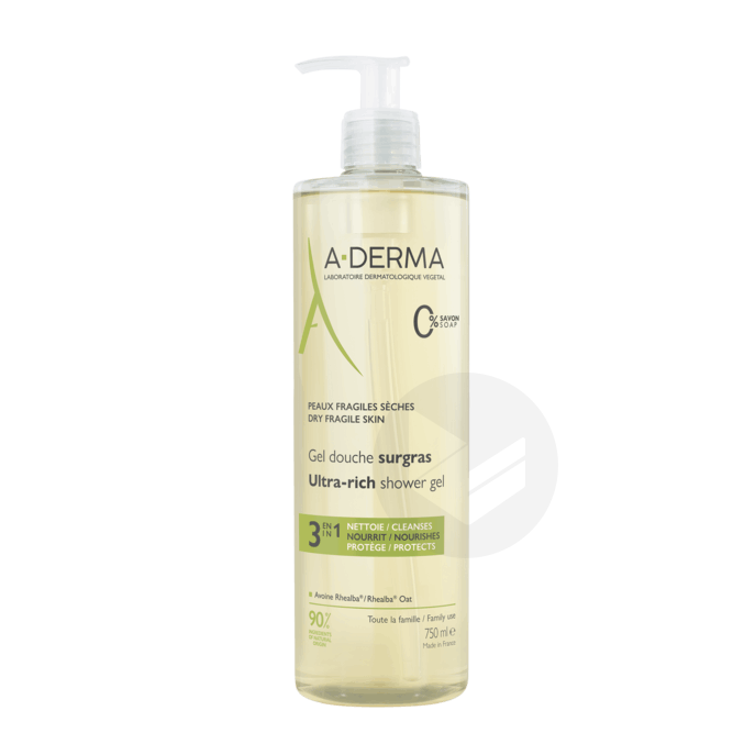LES INDISPENSABLES Gel douche surgras