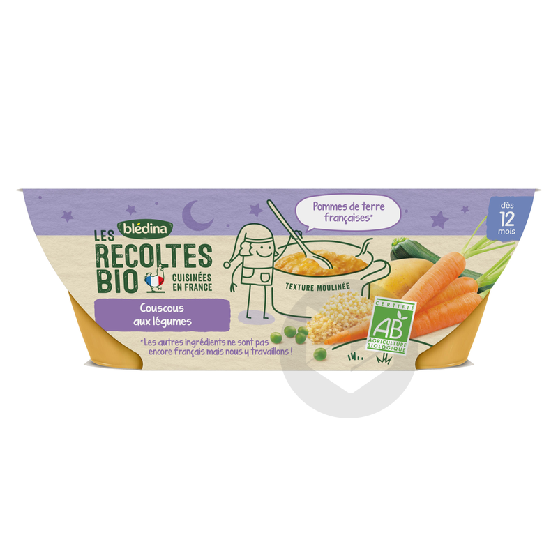 Couscous aux Légumes 2x200g