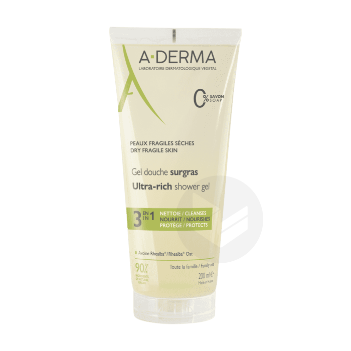 LES INDISPENSABLES Gel douche surgras 200ml