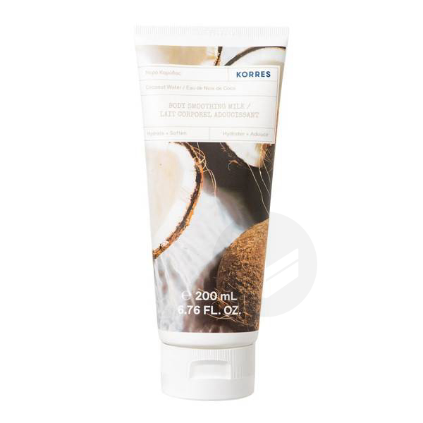 Eau de noix de coco lait corporel adoucissant 200ml