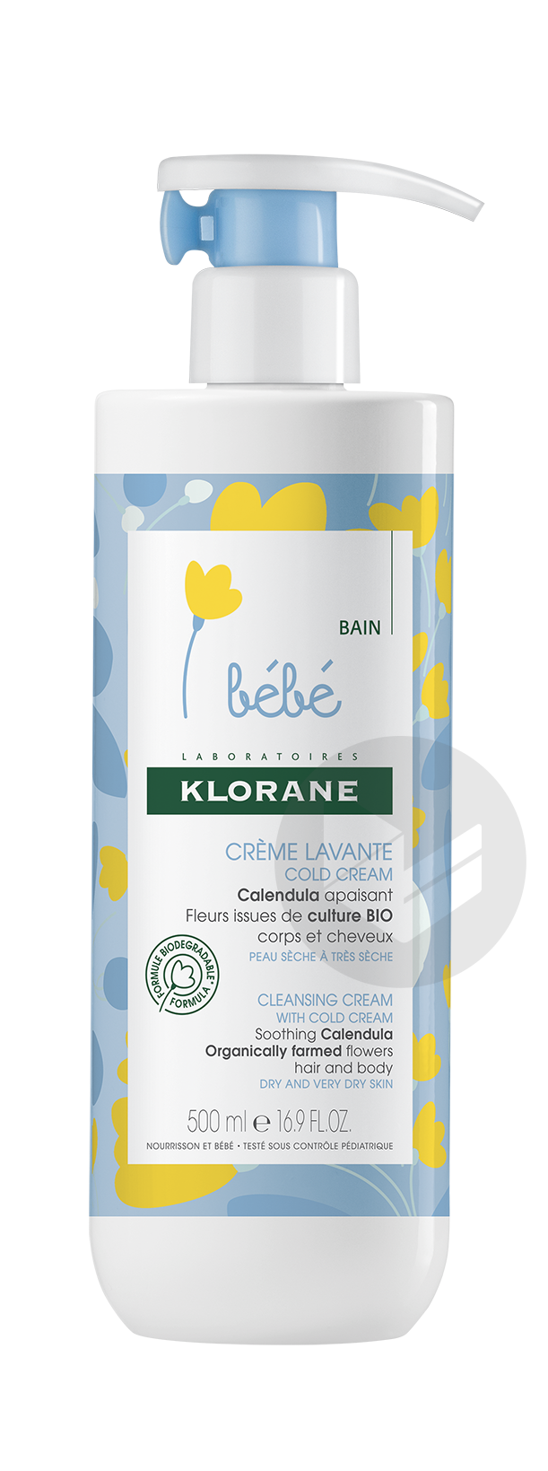 Crème lavante au Cold Cream 500 ml