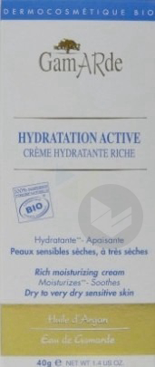 GAMARDE HYDRATATION ACTIVE Cr riche T/40g