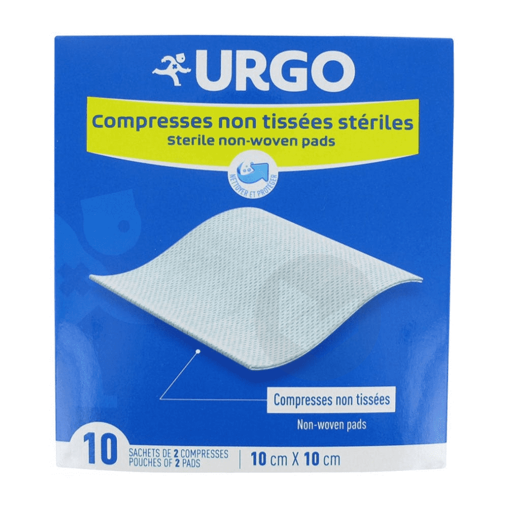 Compresses Stériles Non Tissées 10cmx10cm x10