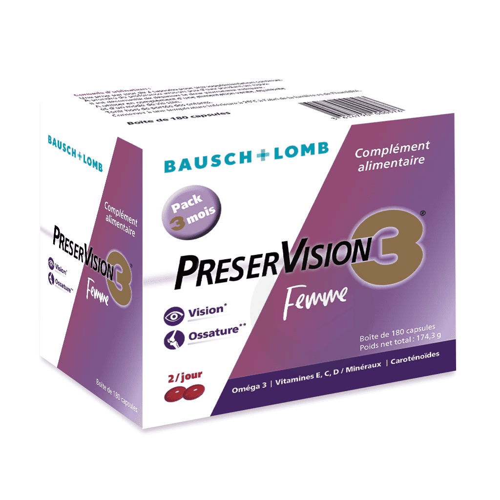 PreserVision 3 Femme 180 capsules